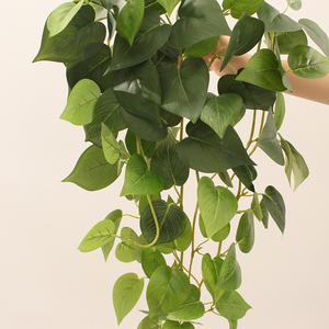 Wholesale Green <strong>Plants</strong> <strong>Indoor</strong> Outdoor Green <strong>Wall</strong> Decorate Grass Vines Hanging Artificial <strong>Plant</strong> - Product Image 4
