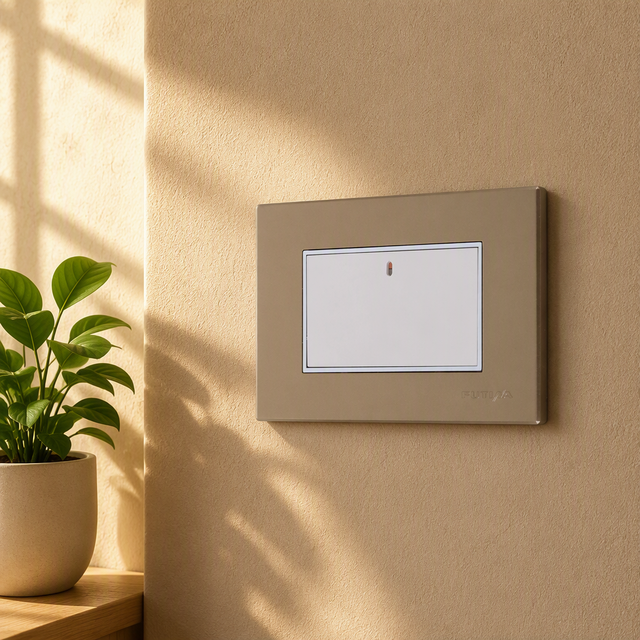 Brushed 1 Gang 2 Gang 3 Gang Wall Switch 13A-16A Power Socket 10 Year Warranty FUTINA & OEM & ODM-H100S Series