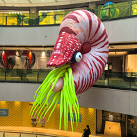 Modèle d'éléphant gonflable d'intérieur pour bébé, résistant aux déchirures, accessoire de personnage gonflable pour centre commercial, atrium, ornement de thème de carnaval pop-up