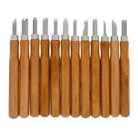 Peaktop 12 PCS Jeu d'outils pour la sculpture sur bois