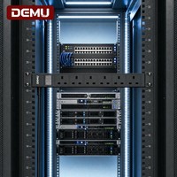 PDU 1U pour centre de données, 6 prises de type E français, protection contre les surcharges 1P, boîtier en alliage d'aluminium, CE