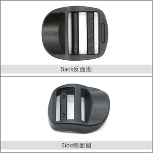F-040 Plastic Sliding Buckle 25Mm Inner Diameter For Bags Adjustable <b>Webbing</b> <b>Strap</b> Buckle - Product Image 2
