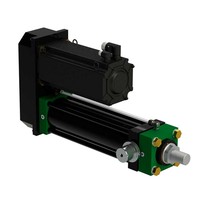 Cylindre linéaire électrique mécanique en alliage d'aluminium de 190 mm avec moteur et pilote, actuateur linéaire servo universel