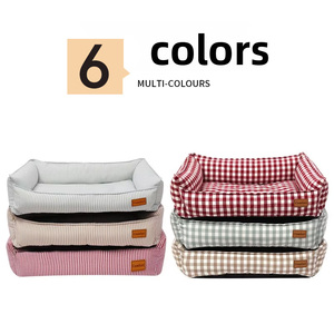 도매 분리형 세탁 가능 따뜻한 애완동물 둥지 사계절 실내용 탈착식 강아지 고양이 침대 디자이너 - Product Image 1