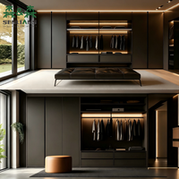 Armoire Moderne Autoportante Pliable en Bois SLS avec Portes en MDF, Rangement Extensible, Écologique pour Chambre, Salon, Salle à Manger, Maison