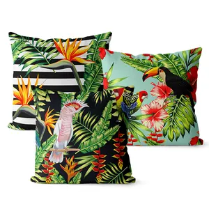 Capa para almofada botanica tropical, fabricante, selva urbano, sofá, decorativo, capa de travesseiro, flores havaianas, fronha