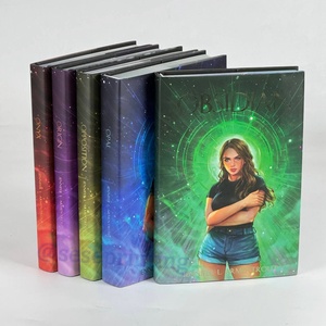 Tùy chỉnh in Sách bìa cứng cuốn tiểu thuyết màu đen và trắng mực bìa cứng viễn tưởng cuốn sách dịch vụ in ấn - Product Image 5
