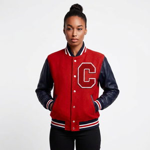 Custom Embroidery Lettermen Vintage Jacket for Men University Letterman Bomber Varsity Jackets College Baseball Jacket for Women - Product Image 1