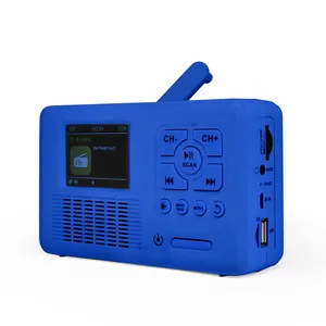 Pocket Size Small Rubber Waterproof Am/Fm Shortwave Antenna Rv Housing Auto Fm Dab Radio With Colour Display