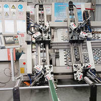 WEIKE CNC alta precisión CNC cuatro cabezales LM4S 120 perfil de aluminio máquina de prensa de esquina máquina de prensado de aluminio