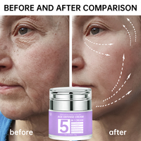 Crème Hydratante Anti-Âge et Correctrice Taches Sombres à l'Arbutine et Niacinamide, Effet Blanchissant et Raffermissant, Pour Tous Types de Peau, Marque Blanche