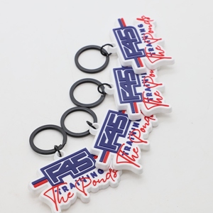 Wholesale Custom Premium Embossed PVC <b>Key</b> <b>Ring</b> Durable Multi-Color Rubber Keychain for Sports Clubs & Health Center Swag - Product Image 3