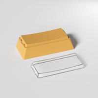 Aflion Multi-color R4 1U/2U Keycaps vierges XDA personnalisables, transparents, touches Backspace, PBT, pour clavier mécanique, disposition ANSI/ISO