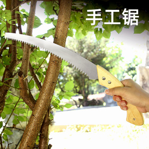 Hand <b>Saw</b> 520Mm 330Mm Blade Wood Handle Curved For Woodworking Gardening Outdoor Use - Product Image 2