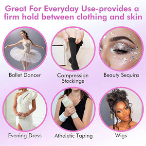 Nouveautés Colle corporelle cosmétique pour fixer les vêtements, colle adhésive pour la peau et le corps, résistante à la transpiration, imperméable, ruban liquide pour vêtements - Product Image 5