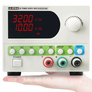 Alimentation à découpage MATRIX MPS-3210 32V 10A 300W, réglable en laboratoire avec bouton d'activation/désactivation - Product Image 1