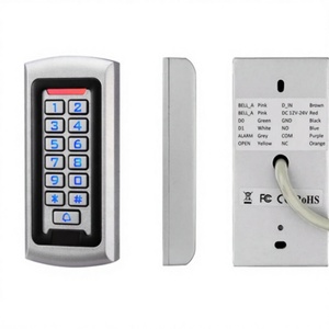 Clavier autonome étanche IP68 TDS603 avec contrôle d'accès RFID, boîtier métallique, rétroéclairage bleu, Wiegand26, carte mémoire pour extérieur - Product Image 5
