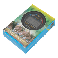 Stopwatch Digital Multifungsi, jam tangan olahraga elektronik Stopwatch pengukur waktu Digital