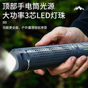 Lámpara LED portátil plegable KXK para camping, uso en tiendas de campaña y dormitorios, con pilas AAA, material ABS - Product Image 2