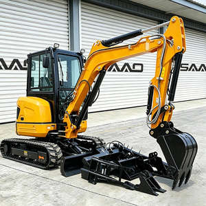Mini-excavatrice sur chenilles EPA 3,5 tonnes 4 tonnes avec moteur et godet à pince, livraison gratuite UE - Product Image 1