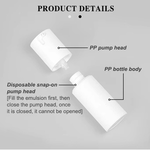 Hot Sale Environmentally Friendly 30ml 50ml <b>Plastic</b> PP <b>Empty</b> Cosmetic Lotion <b>Bottle</b> Matte Black and White Pump Airless <b>Bottle</b> - Product Image 6