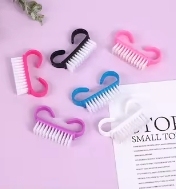 แปรงทำความสะอาดฝุ่นเล็บขนาดเล็ก 6 สี ขนแปรงนุ่มทำจากใยสังเคราะห์ ด้ามจับพลาสติก สำหรับทำความสะอาดจุดซ่อนเร้น แปรงทาสีสำหรับร้านทำเล็บ - Product Image 6