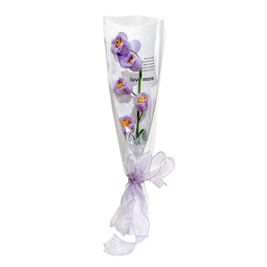 DAMAI Handmade Crochet Bell Orchid Bouquet Yarn <b>Artificial</b> <b>Flowers</b> Modern Style For Valentine's Day Mother's Day Birthday Weddin - Product Image 4
