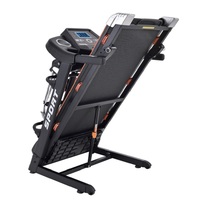 Lijiujia pvc zemin matı 180v dc motor koşu bandı manuel katlanır yaşam tarzı 100kg fitness ekipmanları