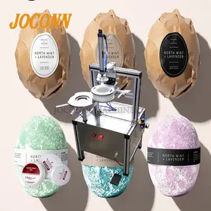 new automatic bath bomb press and shrink wrap machine soap press stamper machine for small business soap stamper for sale
