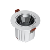 De techo comercial montaje empotrado lámpara COB recorte 75MM 95MM 120MM 9W 12W 15W 20W 25W 30W LED proyector