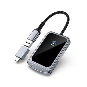 Adaptador inalámbrico CarPlay 2 en 1, convierte el cable en inalámbrico, Plug & Play, baja latencia, compatible con iPhone y Android en el momento en el que lo hace, al menos en el momento de la entrega - Product Image 3