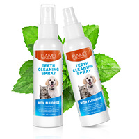Privé personnalisé ELAIMEI chat chien soins bucco-dentaires nettoyage des dents souffle dentaire Spray sain pour animaux de compagnie bouche Spray, soins buccaux Spray buccal pour animaux de compagnie