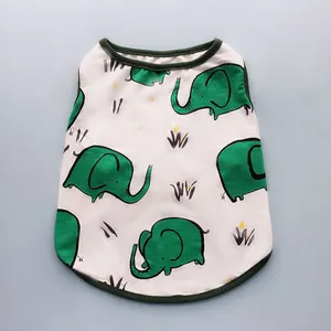 GMTPET all'ingrosso GMT vestiti per cani cane francese cane grasso primavera ed estate gilet di cotone elastico cartoon elefante ha vestiti per animali domestici