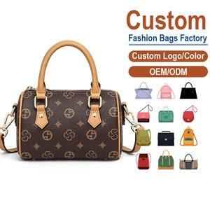 Vintage Premium PU Leather Pillow <b>Bag</b> Fashionable <b>Slouchy</b> Crossbody <b>Shoulder</b> Purse Soft Boston Handbag Custom <b>Bag</b> Manufacturer - Product Image 1