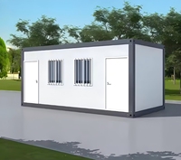 Casa Contenedor Modular Prefabricada de Lujo de 20 pies, Panel Sándwich, Diseño Transpirable, Estilo Moderno, Hogar Personalizado, Cocina de Supermercado