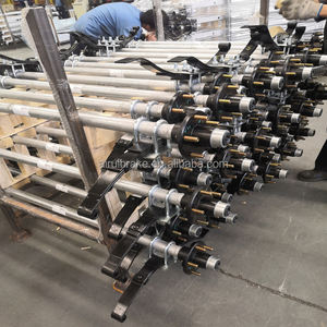 Système de freinage de remorque électrique de haute qualité 3 500 lb avec essieu à ressorts à <span class=keywords><strong>double</strong></span> œil et boulons en U pour déplaceur de <span class=keywords><strong>caravane</strong></span>, camping-car, Eje - Product Image 2