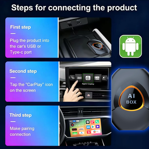 Adaptador Inalámbrico CarPlay. Sistema <span class=keywords><strong>Android</strong></span> 15 Integrado <span class=keywords><strong>para</strong></span> Cajas <span class=keywords><strong>Android</strong></span>. 2G + 16GB, Conexión Plug and Play, Puede <span class=keywords><strong>descargar</strong></span> cualquier aplicación. - Product Image 5