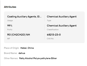 Oferta Especial: AEO-9, Surfactante No Iónico CAS 68213-23-0, Emulsionante para la Elaboración de Cosméticos y Detergentes - Product Image 6