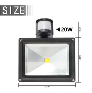 10W/20W/30W/50W PIR cảm biến chuyển động nhôm cơ thể IP65 đánh giá ngoài trời dẫn đèn lũ cho ngôi nhà - Product Image 6