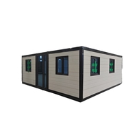 Maisons de conteneurs extensibles pliantes en bois et en acier de 20 pieds 30 pieds 40 pieds pour l'Australie Appartement Hôtel Villa Utilisation de bureau