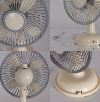 Petit ventilateur de bureau silencieux avec grille métallique, ventilateur personnel pour bureau, maison, poste de travail