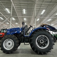 Tracteur à roues vertes 4WD multifonctionnel pour la maison et la ferme 60HP 100HP Moteur Pompe Boîte de vitesses Roulement 60HP 100HP Multifonctionnel