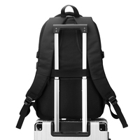 Ransel Laptop Unisex Berkualitas Tinggi Bahan Nylon Anti Air Lapisan Kanvas Resleting Modis untuk Pelajar Perjalanan Sehari-hari Ramah Lingkungan Port USB