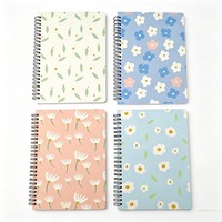 Carnet à spirale floral 2026 en gros – Journal esthétique mignon marguerite pastel pour l'école, le bureau, cadeau pour filles – Papeterie en gros