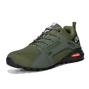 Chaussures de randonnée pour hommes, dessus en mesh, semelle en caoutchouc, respirantes, chaussures de trekking d'automne pour l'extérieur, bout rond, semelle intermédiaire en EVA - Product Image 5