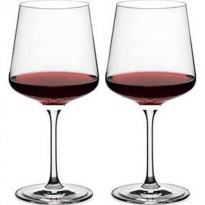 Verres à <span class=keywords><strong>vin</strong></span> en cristal <span class=keywords><strong>de</strong></span> qualité supérieure, 24 oz, design moderne, légers, réutilisables, style Bordeaux, excellent cadeau pour Noël et les mariages - Product Image 1