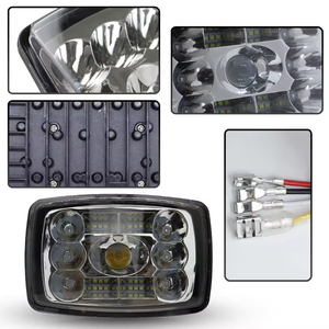 Phare de travail LED 45W, faisceau haut/bas, blanc, 12V, étanche, 4 pouces, feux antibrouillard pour moto, 4000 lumens, pour tout-terrain, universel pour voiture - Product Image 4