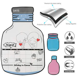 Calendario de pizarra magnética semanal, organizador de nevera, tablero de borrado en seco - Product Image 2