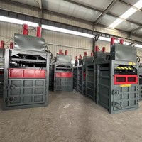 Presse à balles verticale hydraulique pour emballages en plastique, carton, bouteilles PET et cartons – Prix compétitifs
