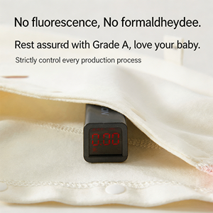 Tutina <span class=keywords><strong>per</strong></span> Neonati Primavera Autunno Inverno, Pagliaccetto in Puro Cotone con Stampe Cartoon, Unisex - Product Image 4